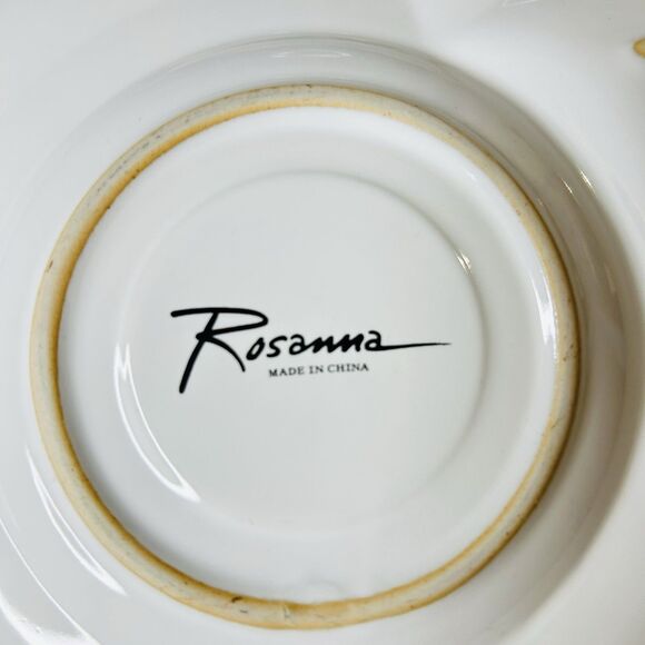Rosanna Tea for Two Replacement Porcelain Plates Haute Shoe Design Two Plates - Picture 8 of 10